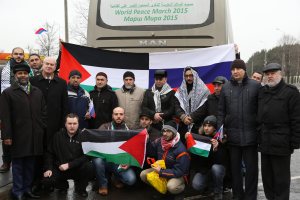 Старт Марша Мира в Москве, 1 марта 2015 года