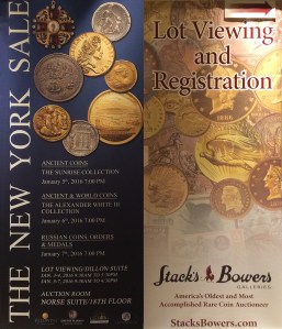 Нумизматическая биржа в Нью-Йорке, 2016 год